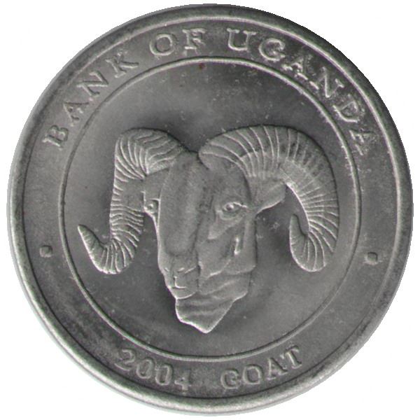 Uganda | 100 Shillings Coin | Goat | KM195 | 2004