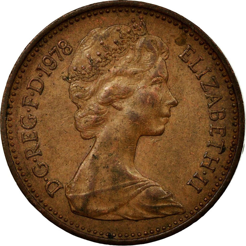 United Kingdom 1 New Penny - Elizabeth II 2nd portrait | Coin KM915 1971 - 1981