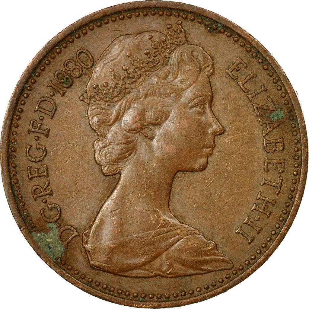 United Kingdom 1 New Penny - Elizabeth II 2nd portrait | Coin KM915 1971 - 1981