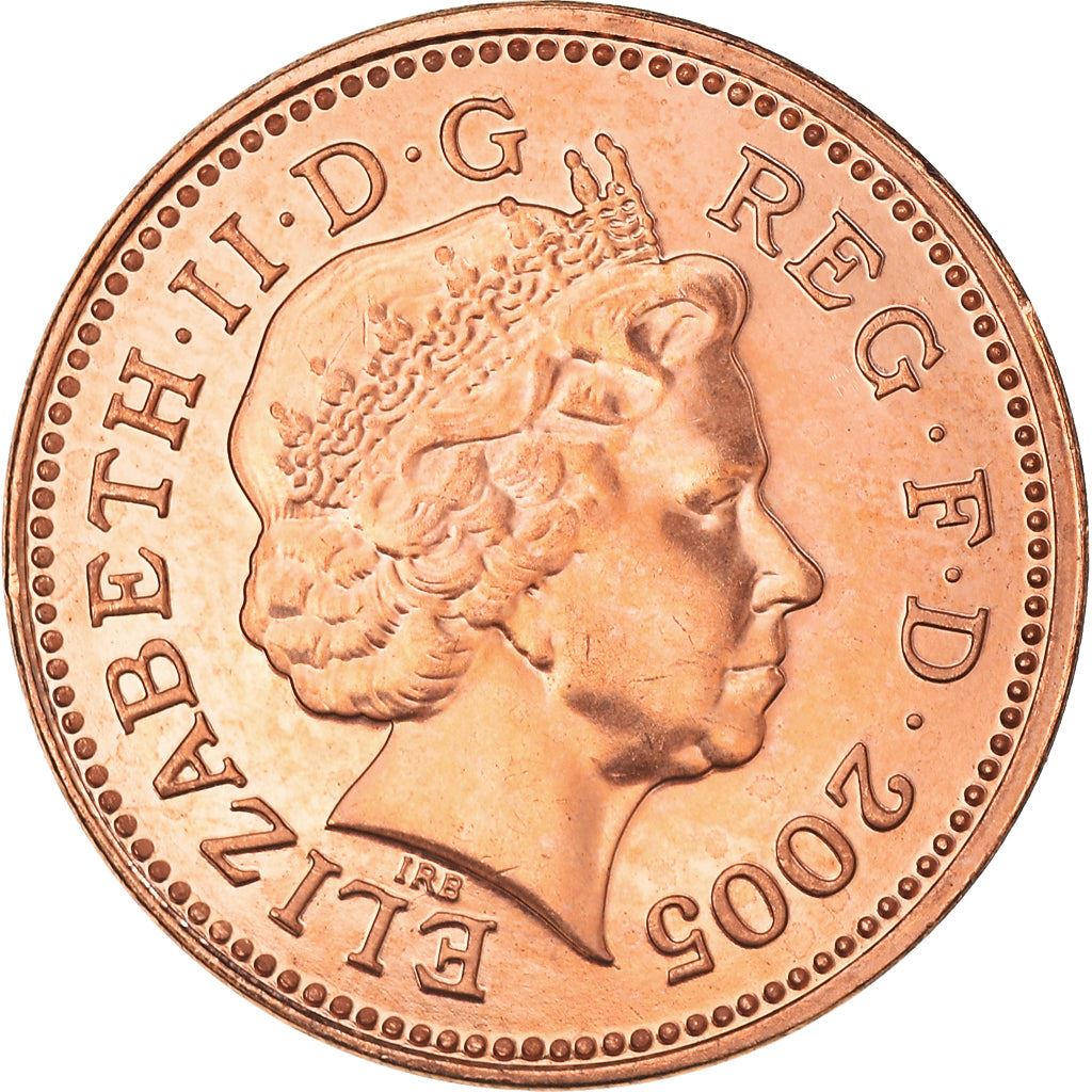 United Kingdom 1 Penny - Elizabeth II 4th portrait | magnetic | Coin KM986 1998 - 2008