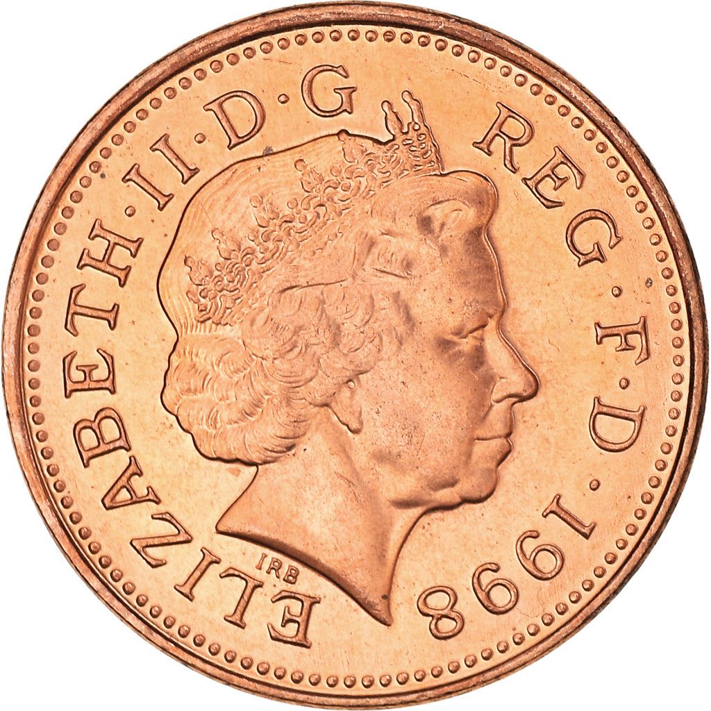 United Kingdom 1 Penny - Elizabeth II 4th portrait | magnetic | Coin KM986 1998 - 2008