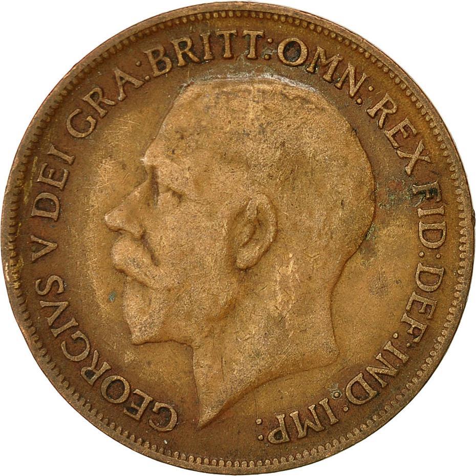 United Kingdom 1 Penny - George V | Coin KM810 1911 - 1926