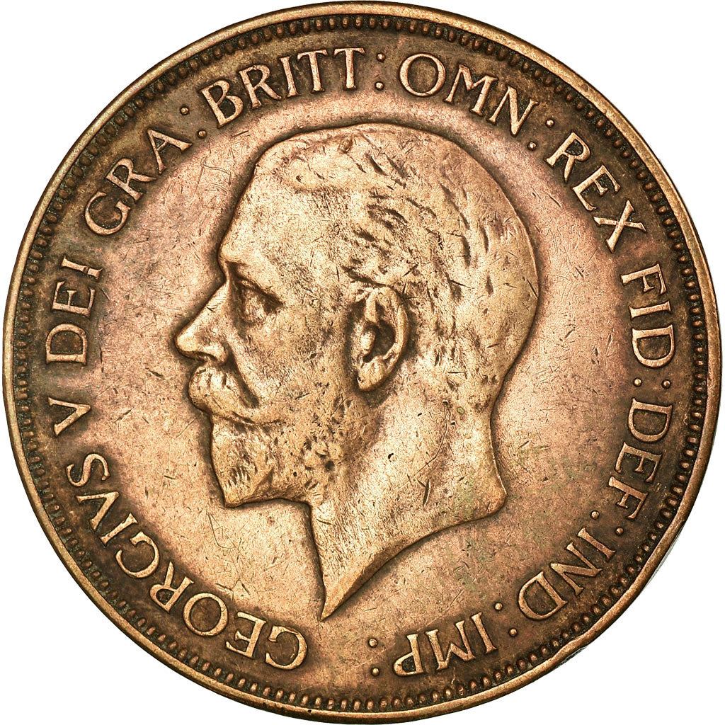 United Kingdom 1 Penny - George V smaller portrait | Coin KM838 1928 - 1936