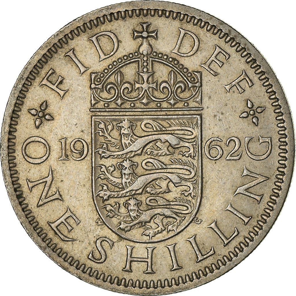 United Kingdom 1 Shilling - Elizabeth II Scottish shield | no 'BRITT:OMN' | Coin KM905 1954 - 1970