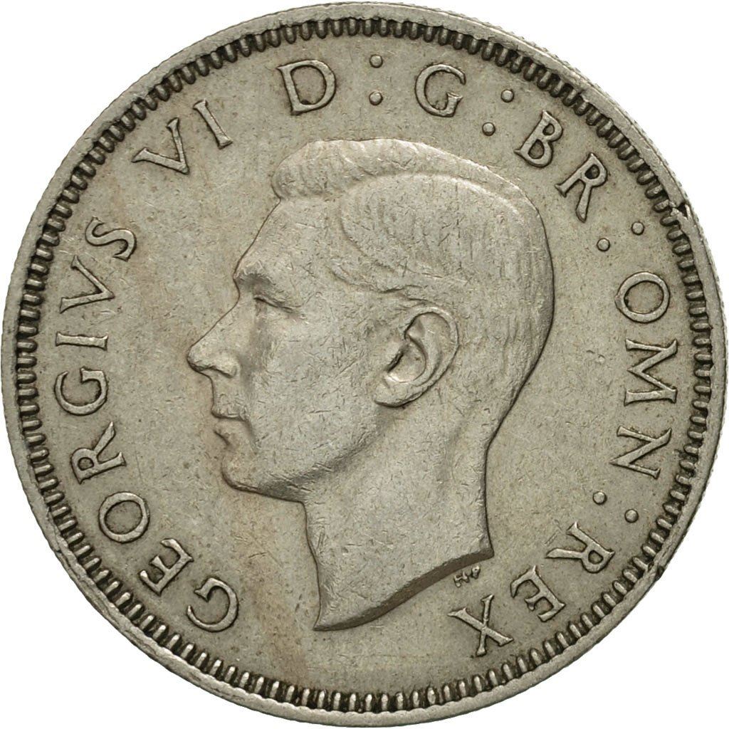 United Kingdom 1 Shilling - George VI English crest | without 'IND:IMP' | Coin KM876 1949 - 1952