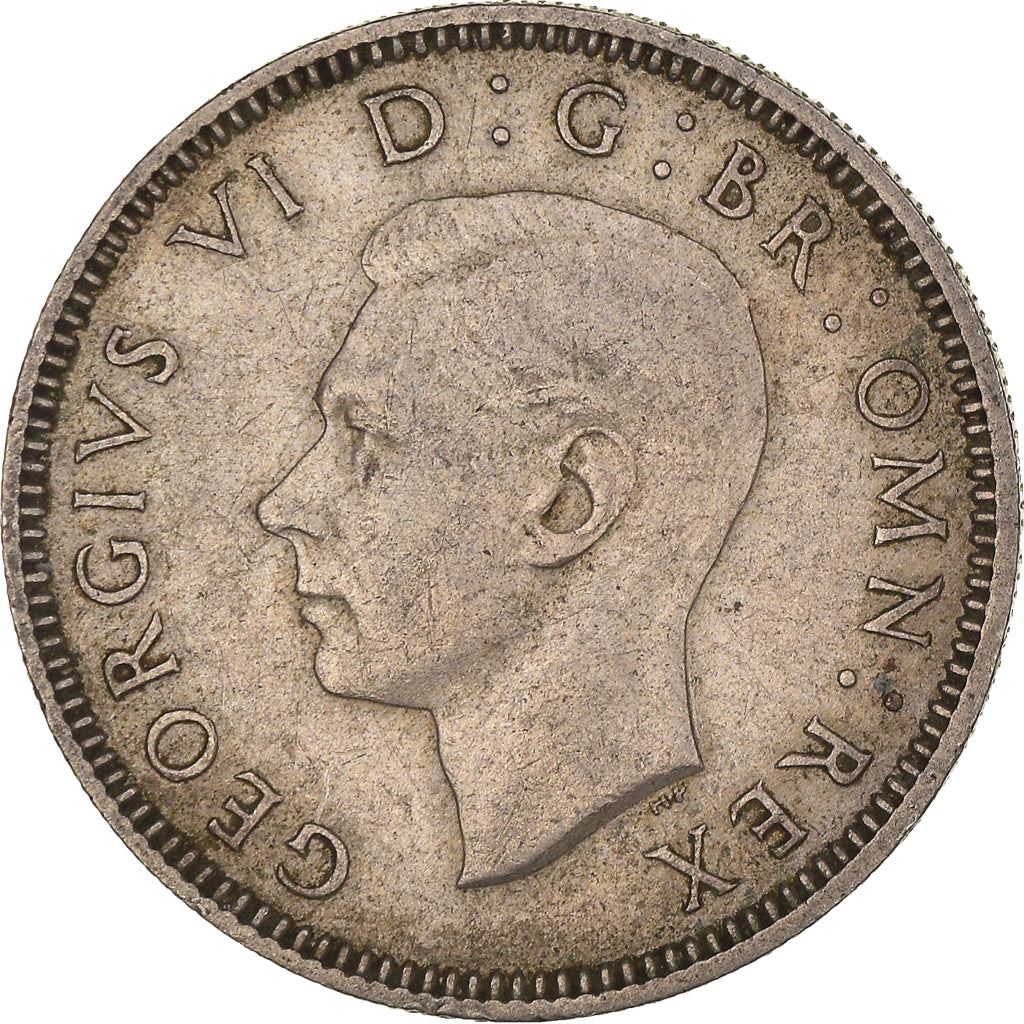 United Kingdom 1 Shilling - George VI English crest | without 'IND:IMP' | Coin KM876 1949 - 1952