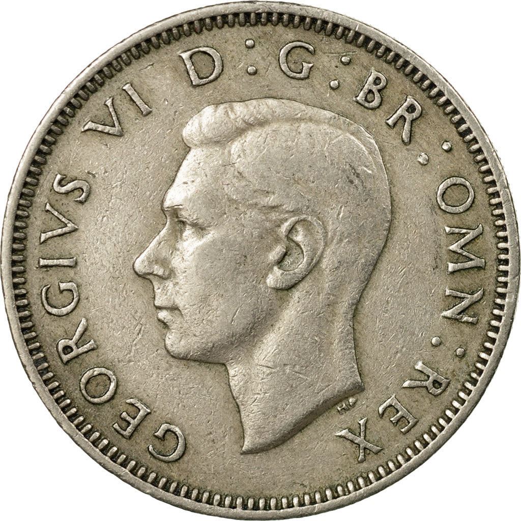 United Kingdom 1 Shilling - George VI English crest | without 'IND:IMP' | Coin KM876 1949 - 1952