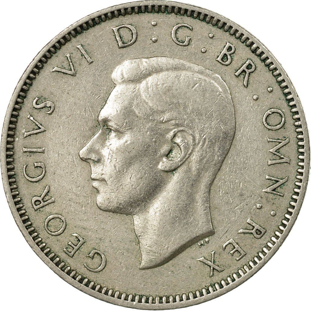 United Kingdom 1 Shilling - George VI Scottish crest | with 'IND:IMP' | Coin KM864 1947 - 1948