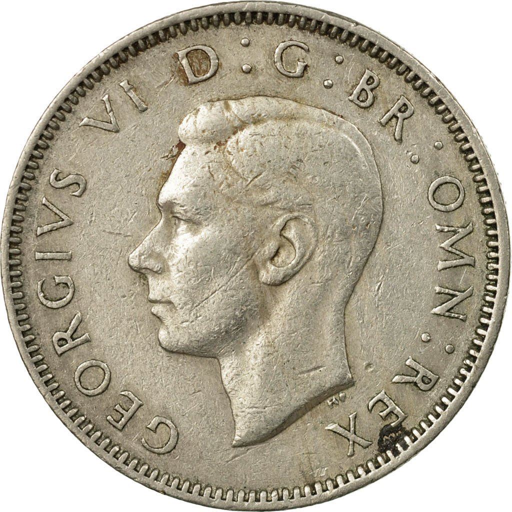 United Kingdom 1 Shilling - George VI Scottish crest | with 'IND:IMP' | Coin KM864 1947 - 1948