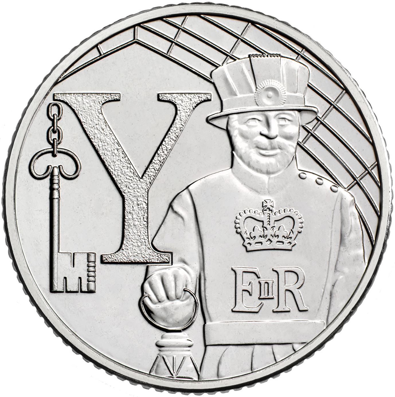 United Kingdom | 10 Pence Coin | Elizabeth II | Yeoman Warder | 2018 - 2019