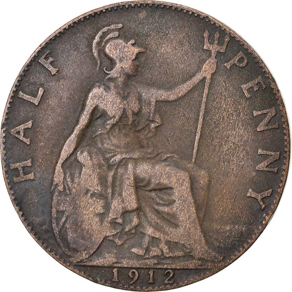 United Kingdom ½ Penny - George V | Coin KM809 1911 - 1925