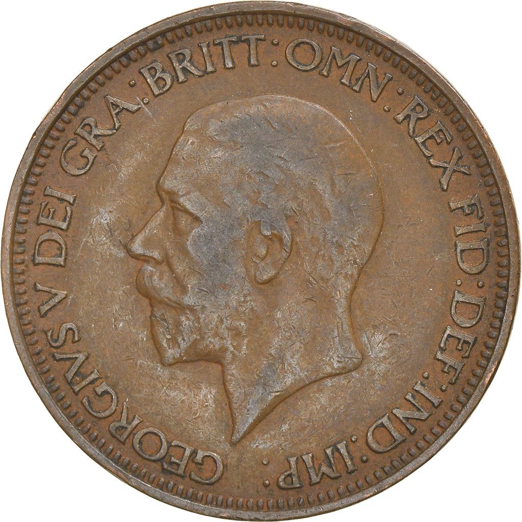 United Kingdom ½ Penny - George V smaller portrait | Coin KM837 1928 - 1936