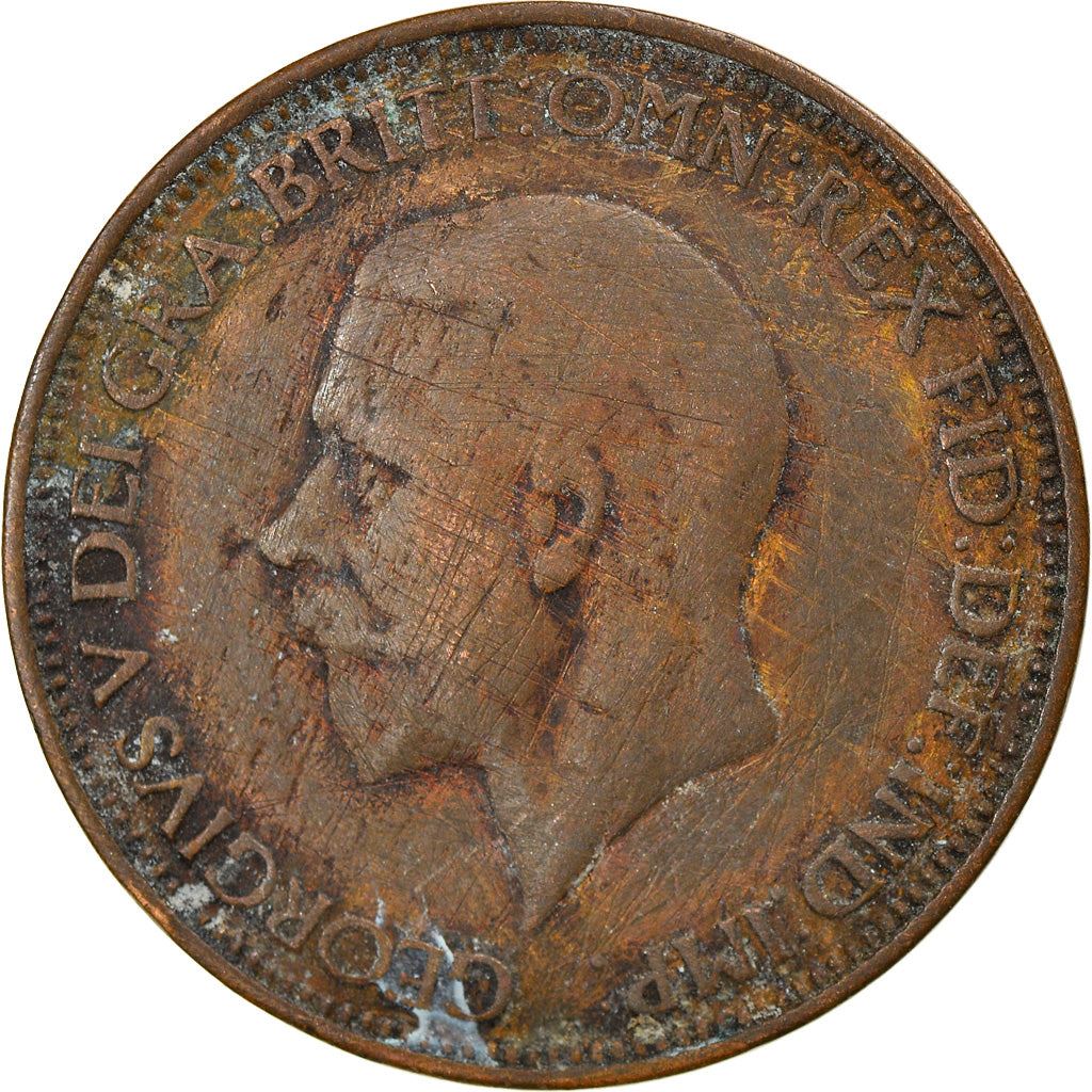 United Kingdom ½ Penny - George V smaller portrait | Coin KM837 1928 - 1936