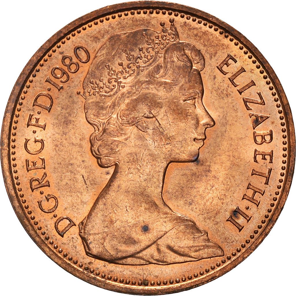 United Kingdom 2 New Pence - Elizabeth II 2nd portrait | Coin KM916 1971 - 1981