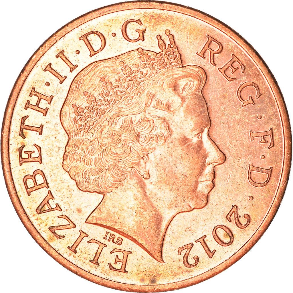 United Kingdom 2 Pence - Elizabeth II 4th portrait | Royal Shield | Coin KM1108 2008 - 2015