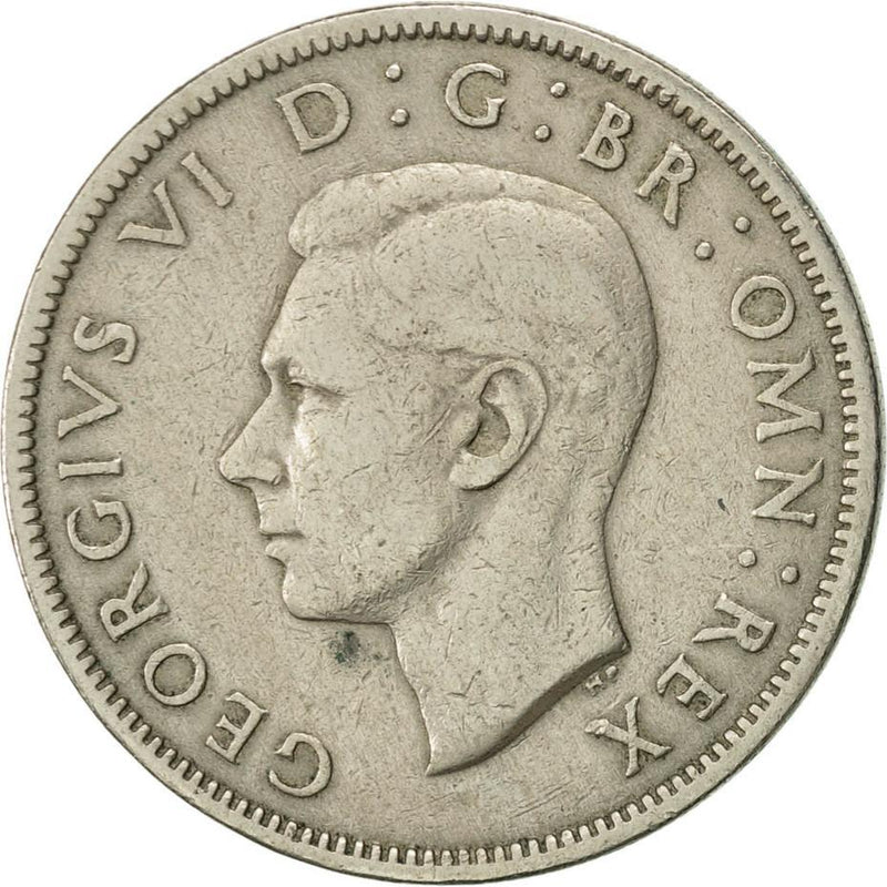 United Kingdom 2 Shillings - George VI with 'IND:IMP' | Coin KM865 1947 - 1948