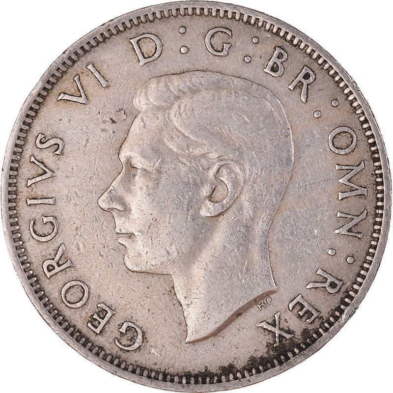 United Kingdom 2 Shillings - George VI with 'IND:IMP' | Coin KM865 1947 - 1948