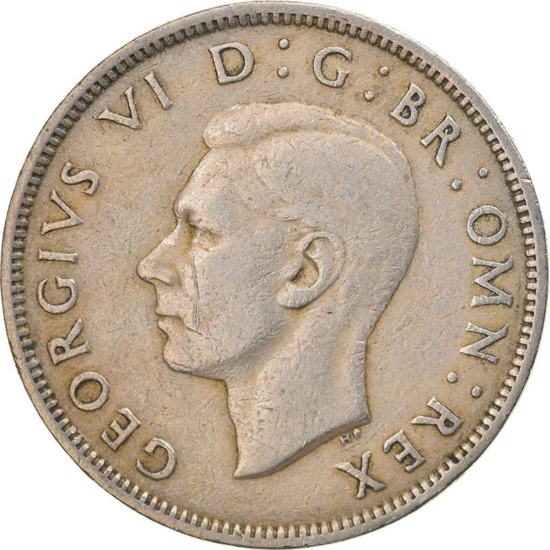 United Kingdom 2 Shillings - George VI without 'IND:IMP' | Coin KM878 1949 - 1951