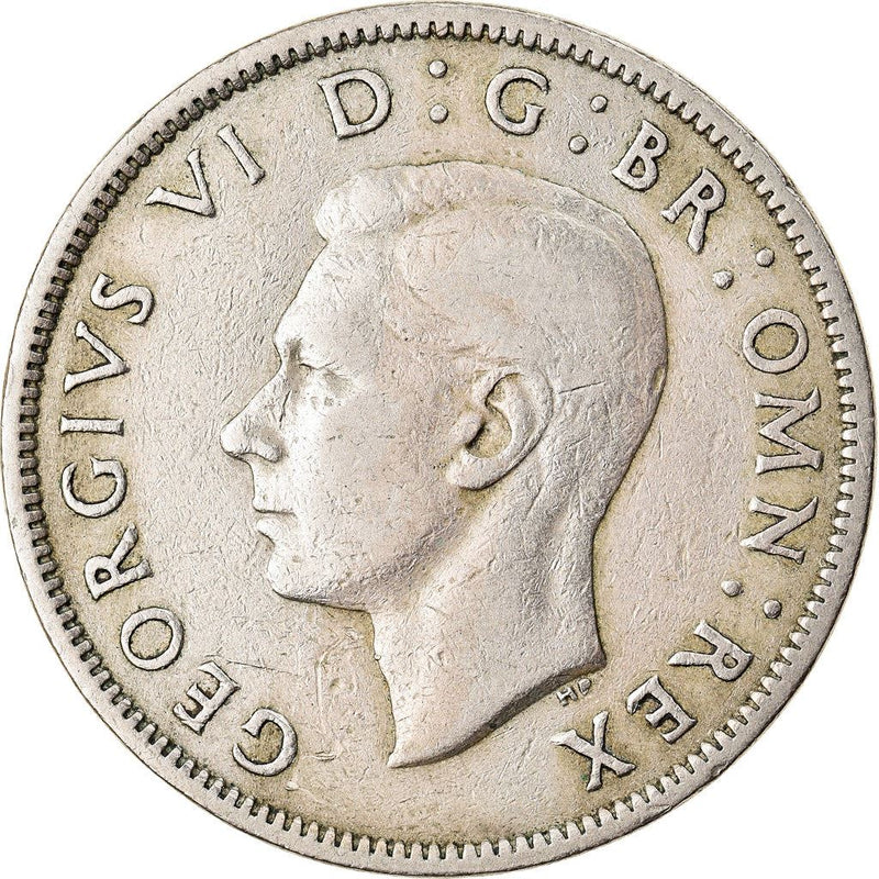 United Kingdom 2 Shillings - George VI without 'IND:IMP' | Coin KM878 1949 - 1951