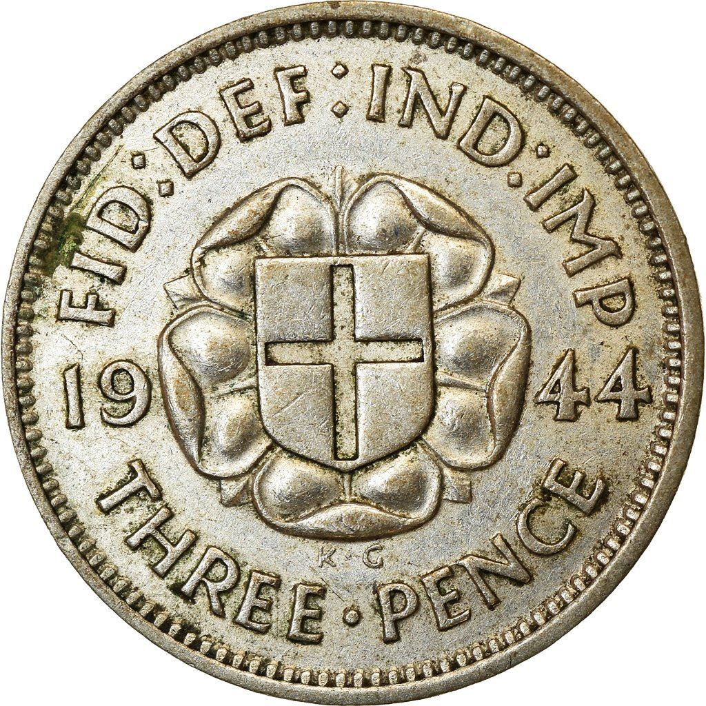 United Kingdom 3 Pence Coin | George VI incl. Colonial | 1937 - 1945