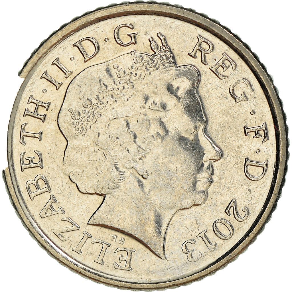 United Kingdom 5 Pence - Elizabeth II 4th portrait | Royal Shield, magnetic | Coin KM1109d 2011 - 2015