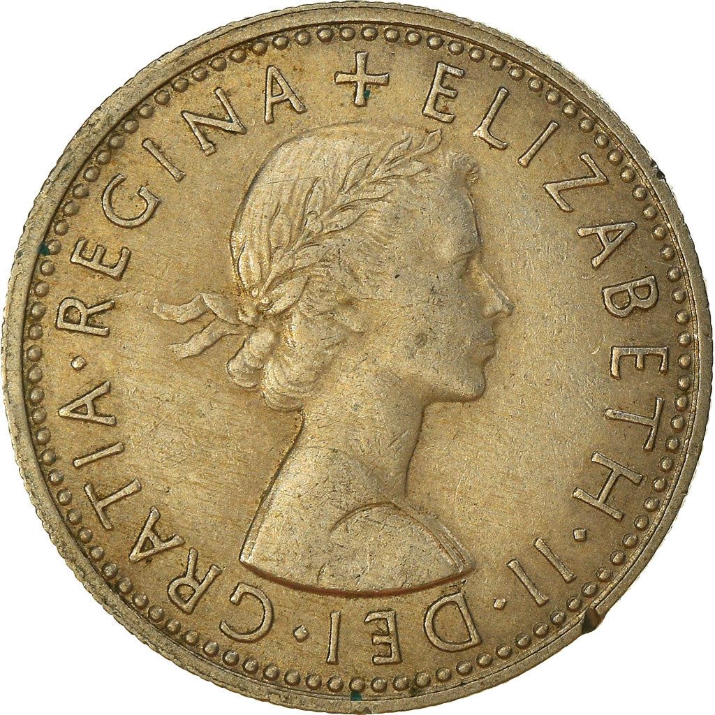 United Kingdom 6 Pence - Elizabeth II 1st portrait | no 'BRITT:OMN' | Coin KM903 1954 - 1970