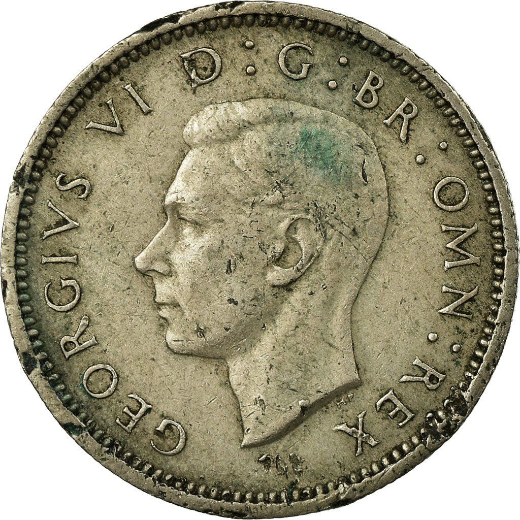 United Kingdom 6 Pence - George VI 2nd coinage | Coin KM862 1947 - 1948