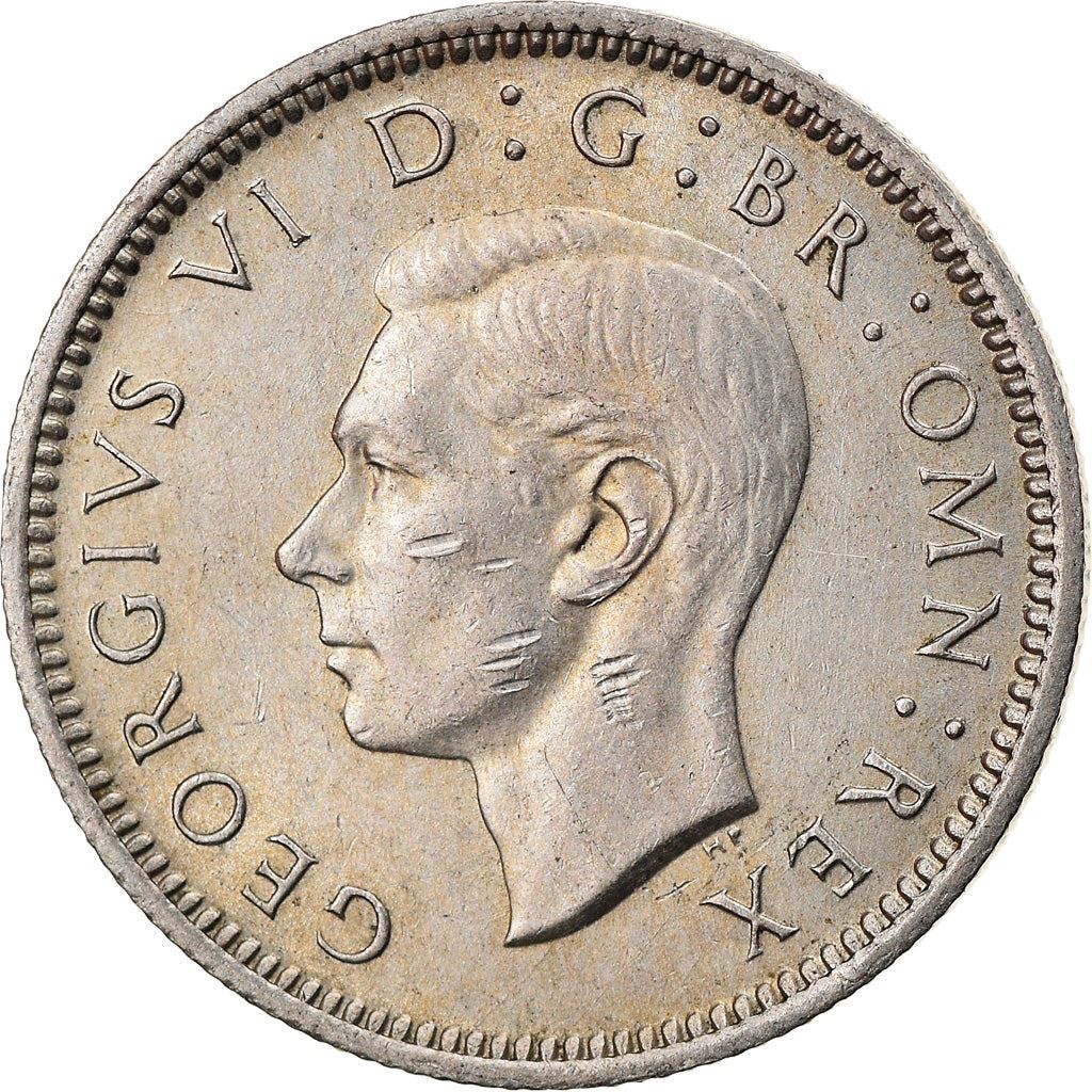 United Kingdom 6 Pence - George VI 2nd coinage | Coin KM862 1947 - 1948