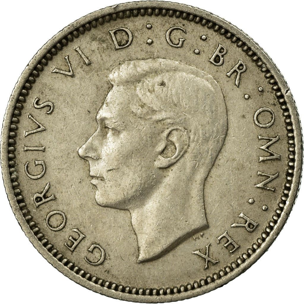 United Kingdom 6 Pence - George VI 2nd coinage | Coin KM862 1947 - 1948