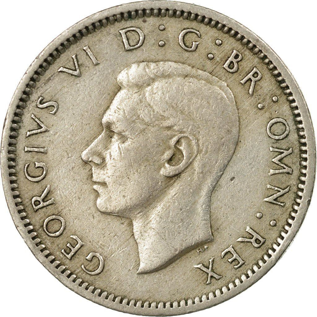 United Kingdom 6 Pence - George VI 3rd coinage | Coin KM875 1949 - 1952