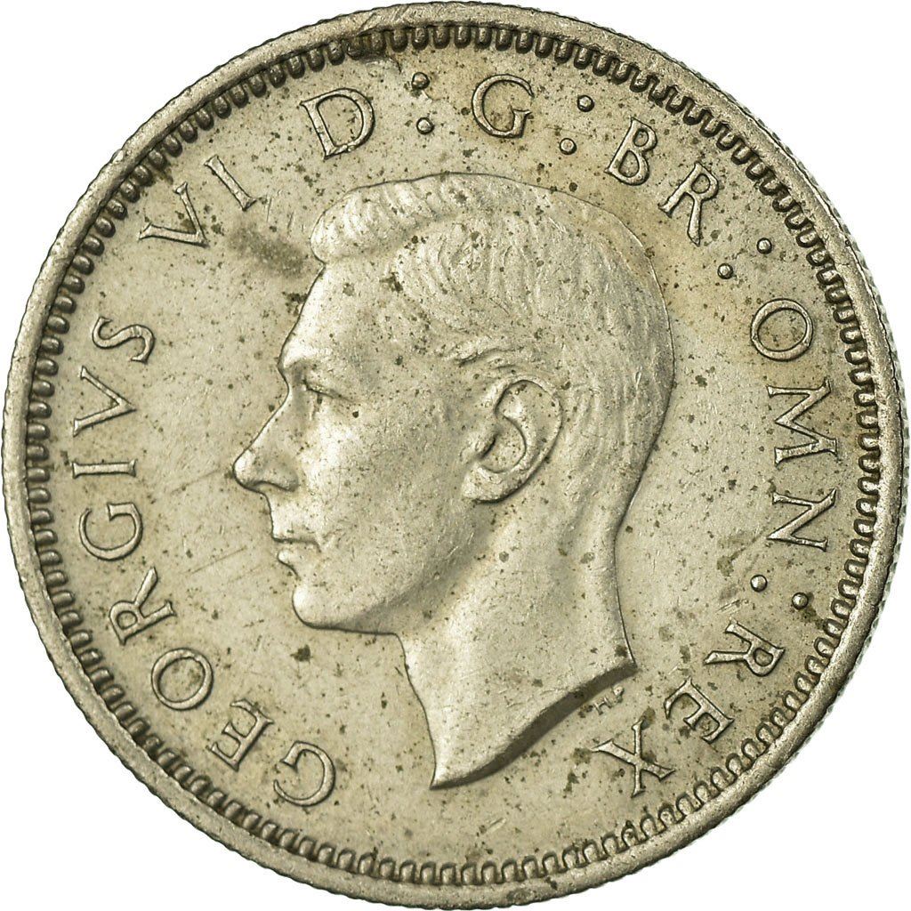 United Kingdom 6 Pence - George VI 3rd coinage | Coin KM875 1949 - 1952