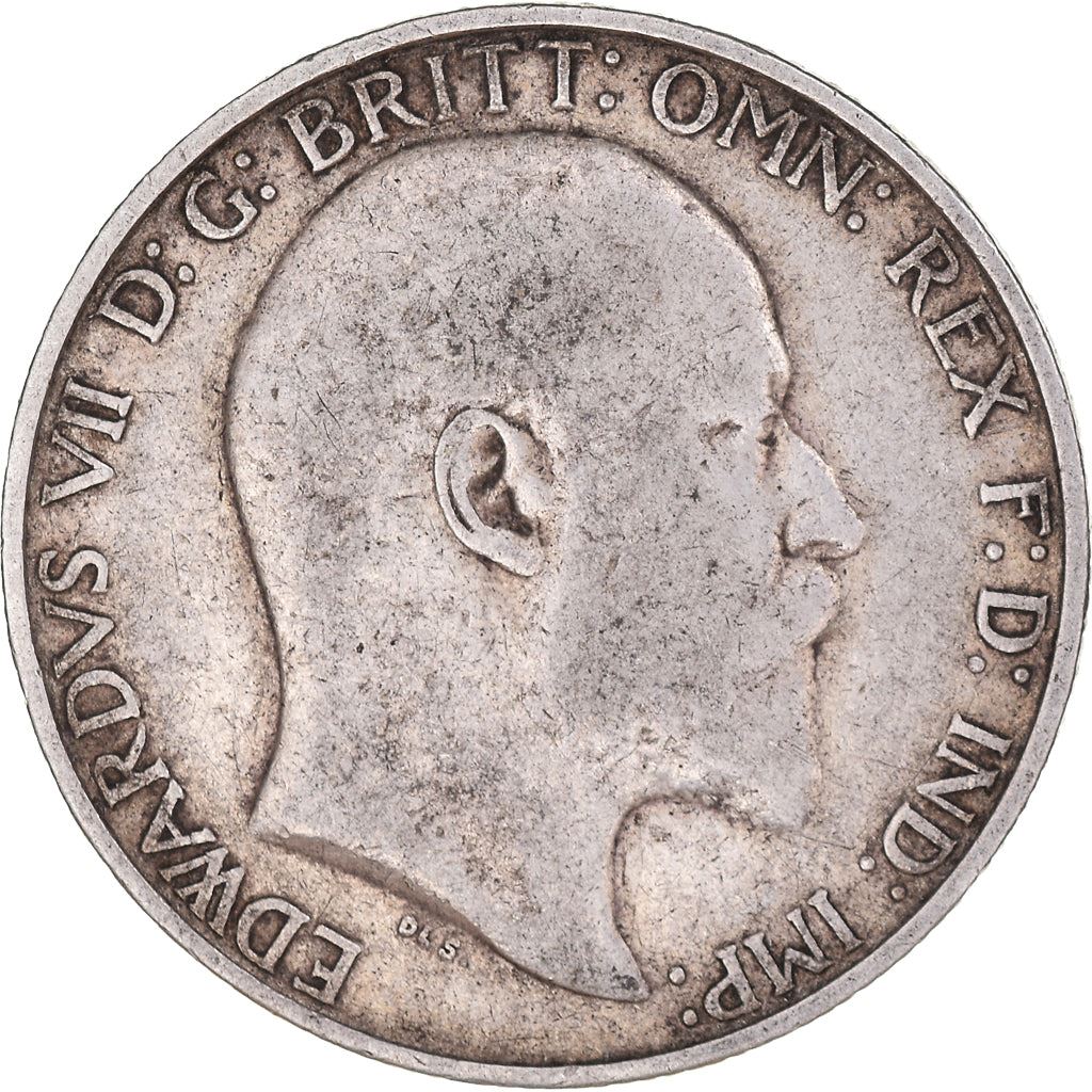 United Kingdom | British 1 Florin Coin | King Edward VII | Silver | Lady Britannia | KM801 | 1902 - 1910