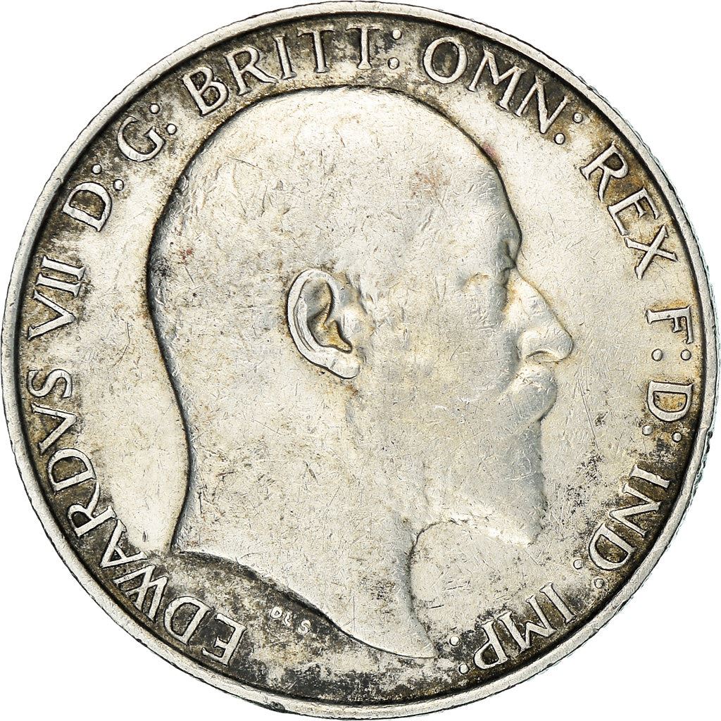 United Kingdom | British 1 Florin Coin | King Edward VII | Silver | Lady Britannia | KM801 | 1902 - 1910