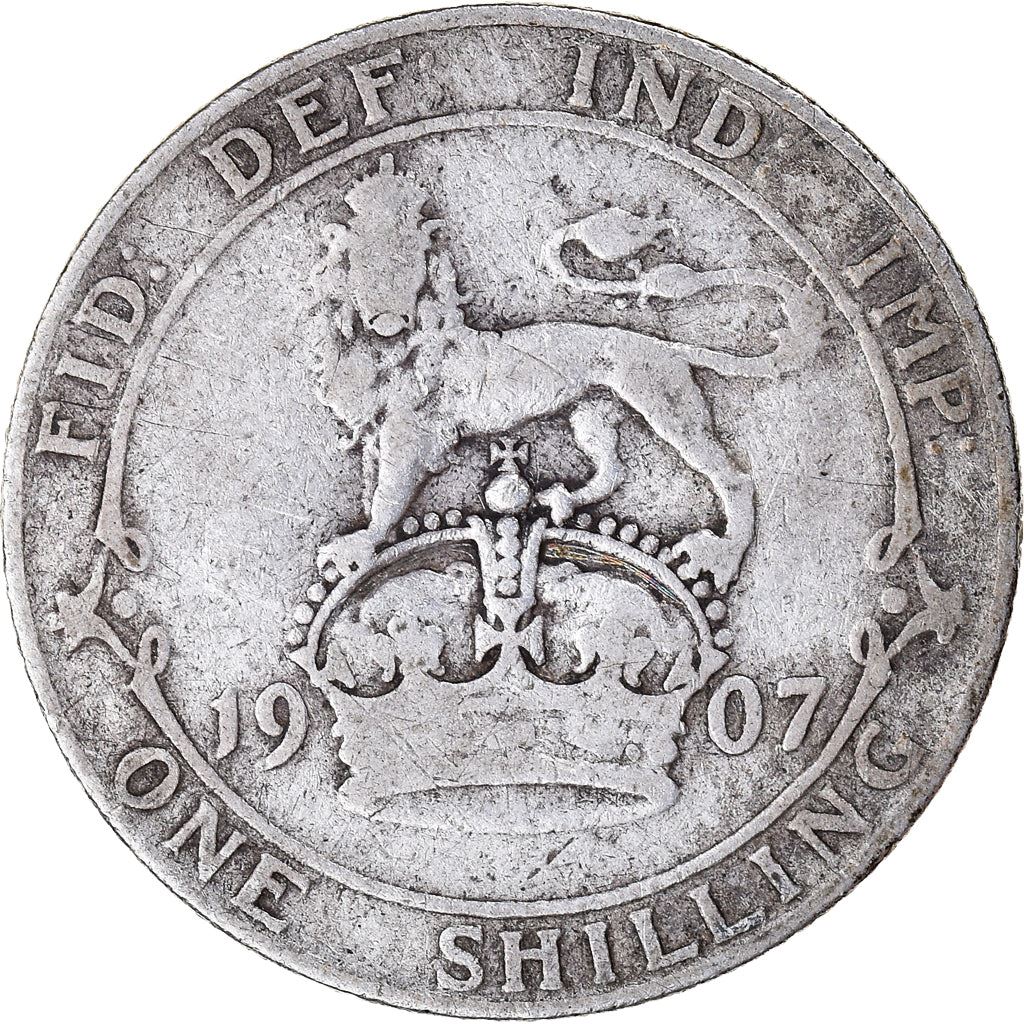 United Kingdom | British 1 Shilling Coin | King Edward VII | Silver | KM800 | 1902 - 1910