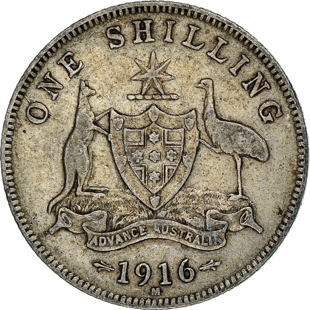 United Kingdom | British 1 Shilling Coin | Silver | King George V | KM816 | 1911 - 1919