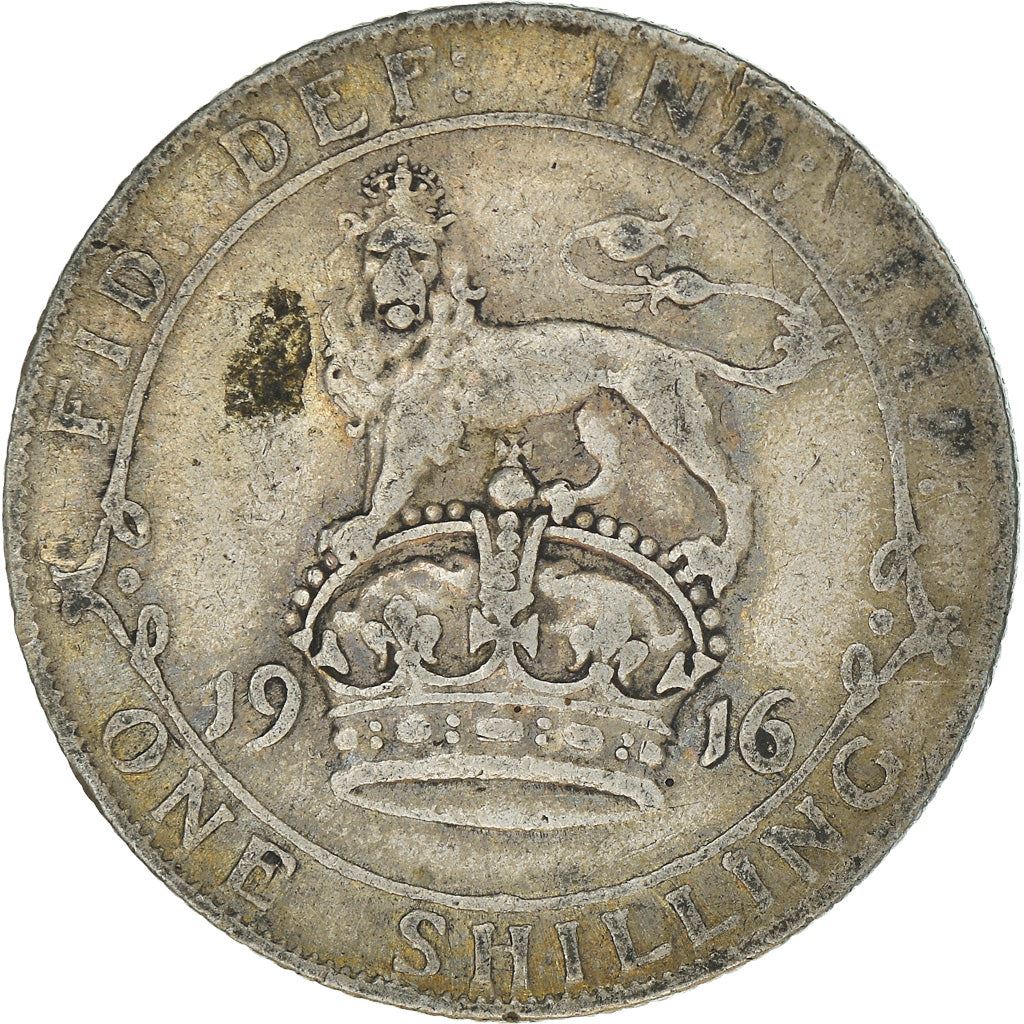 United Kingdom | British 1 Shilling Coin | Silver | King George V | KM816 | 1911 - 1919