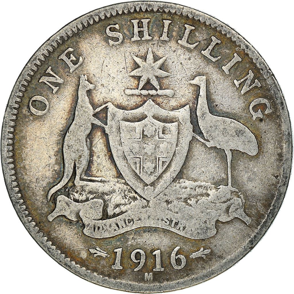 United Kingdom | British 1 Shilling Coin | Silver | King George V | KM816 | 1911 - 1919