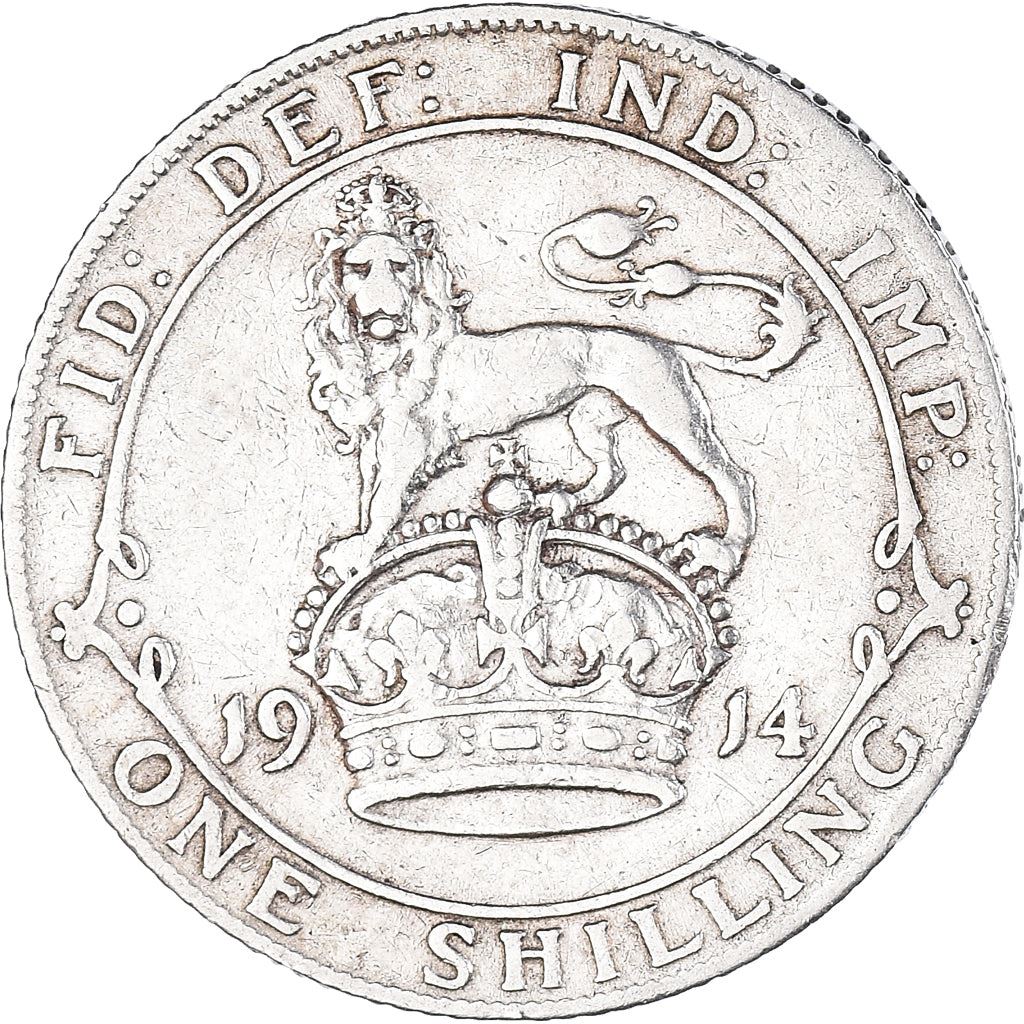 United Kingdom | British 1 Shilling Coin | Silver | King George V | KM816 | 1911 - 1919