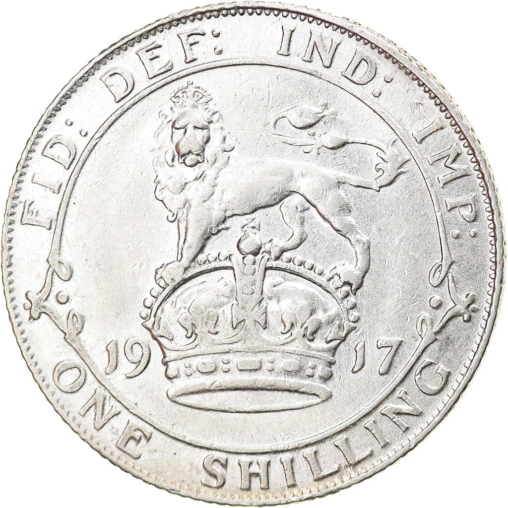 United Kingdom | British 1 Shilling Coin | Silver | King George V | KM816 | 1911 - 1919