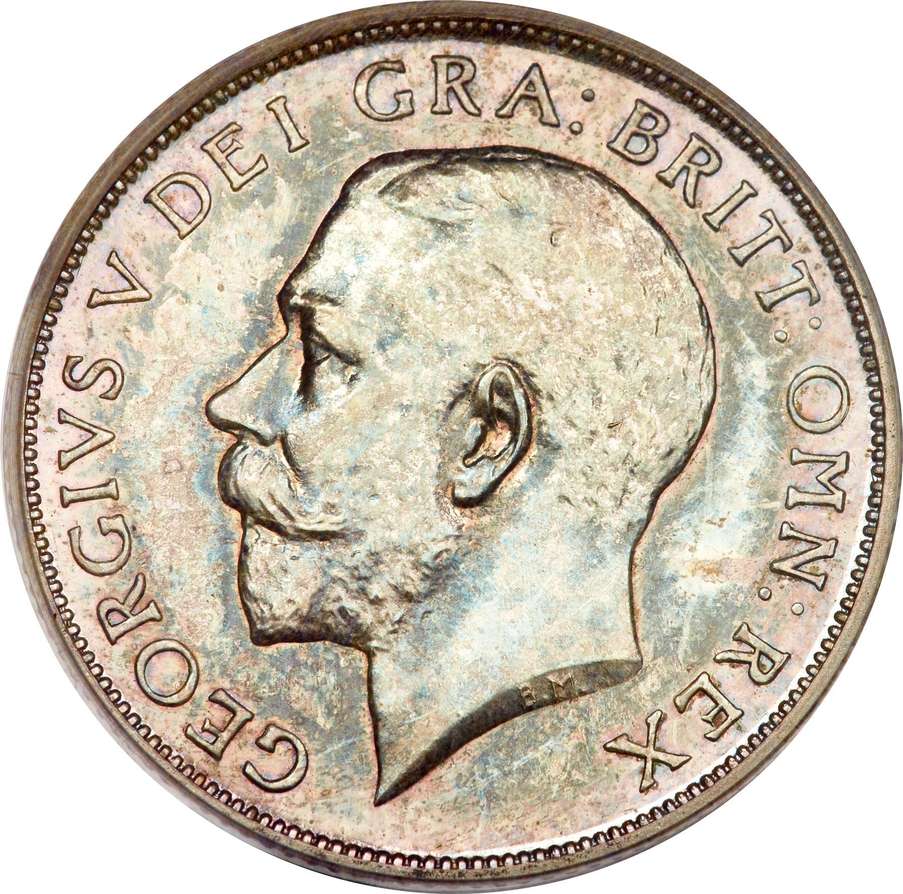 United Kingdom | British 1 Shilling Coin | Silver | King George V | KM816 | 1911 - 1919