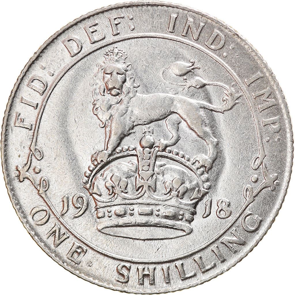 United Kingdom | British 1 Shilling Coin | Silver | King George V | KM816 | 1911 - 1919