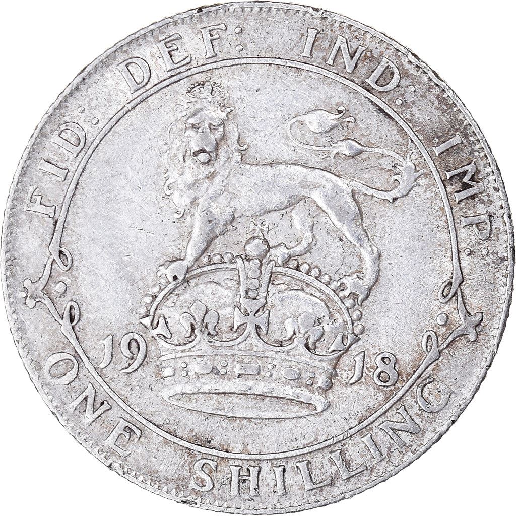 United Kingdom | British 1 Shilling Coin | Silver | King George V | KM816 | 1911 - 1919