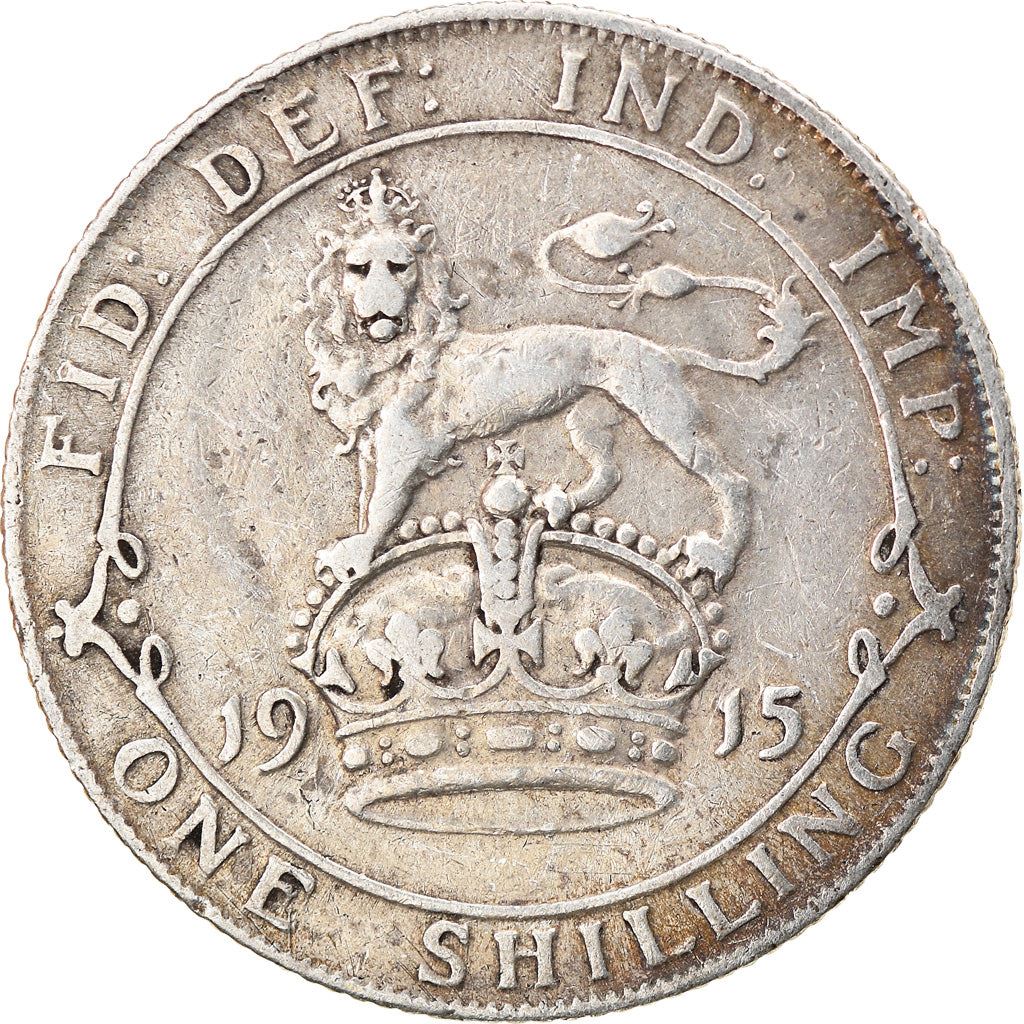 United Kingdom | British 1 Shilling Coin | Silver | King George V | KM816 | 1911 - 1919