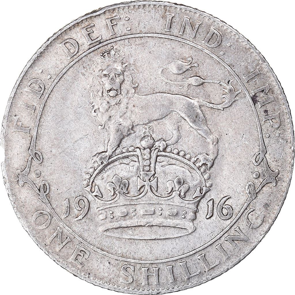 United Kingdom | British 1 Shilling Coin | Silver | King George V | KM816 | 1911 - 1919