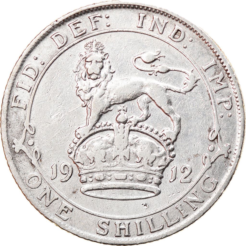 United Kingdom | British 1 Shilling Coin | Silver | King George V | KM816 | 1911 - 1919