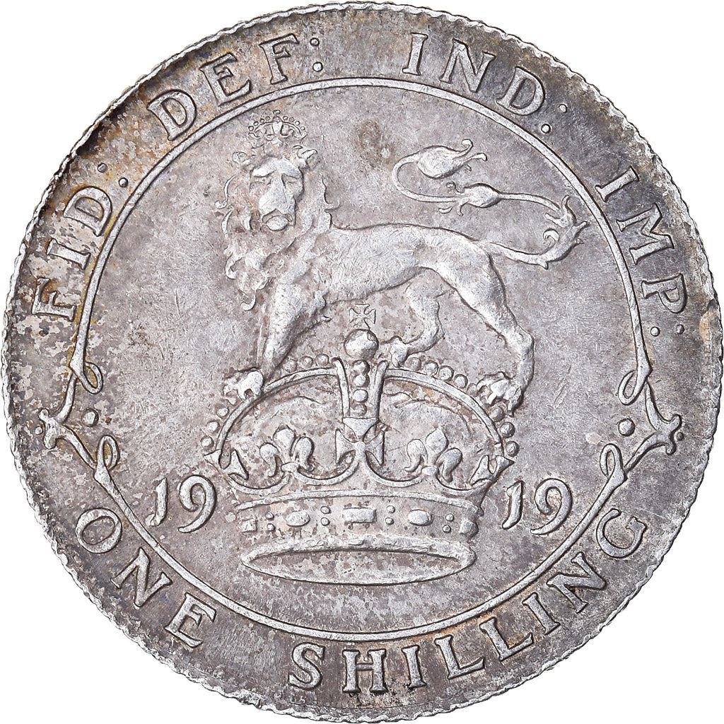 United Kingdom | British 1 Shilling Coin | Silver | King George V | KM816 | 1911 - 1919