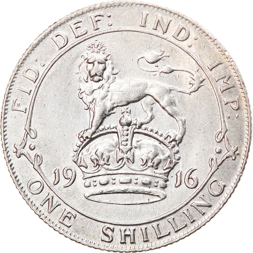 United Kingdom | British 1 Shilling Coin | Silver | King George V | KM816 | 1911 - 1919