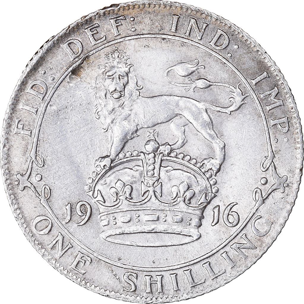 United Kingdom | British 1 Shilling Coin | Silver | King George V | KM816 | 1911 - 1919