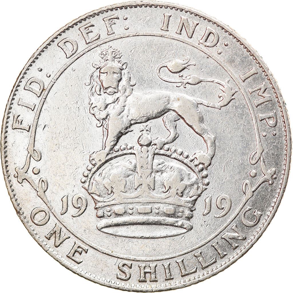 United Kingdom | British 1 Shilling Coin | Silver | King George V | KM816 | 1911 - 1919