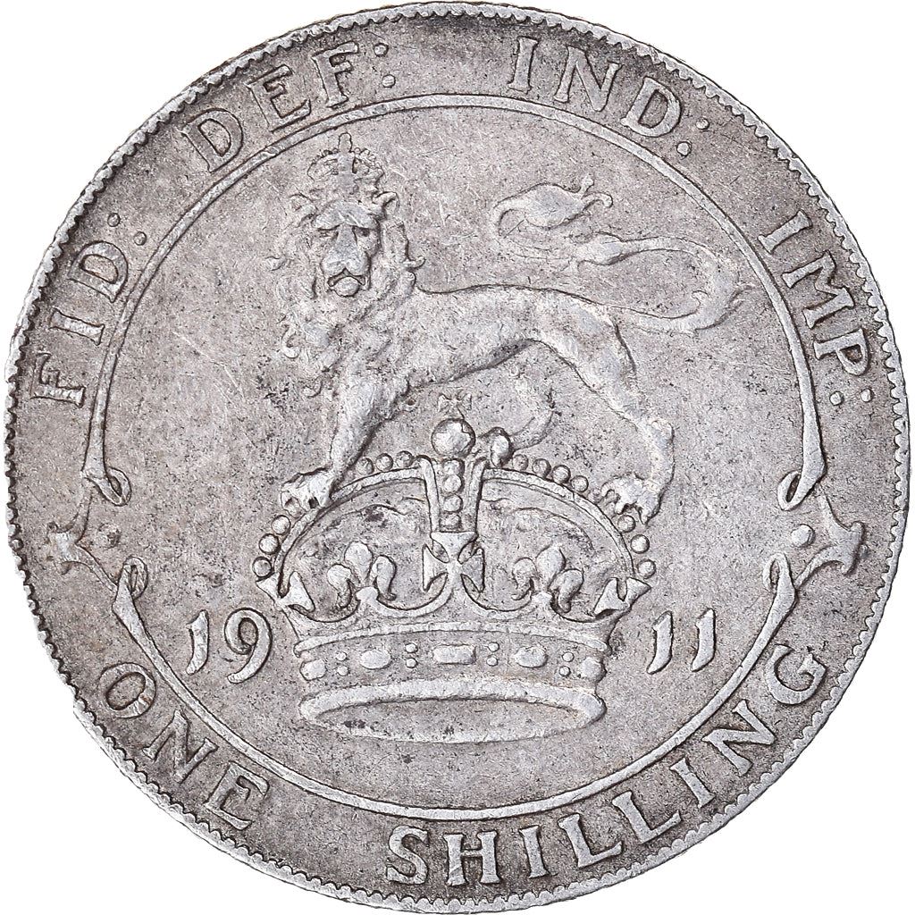 United Kingdom | British 1 Shilling Coin | Silver | King George V | KM816 | 1911 - 1919